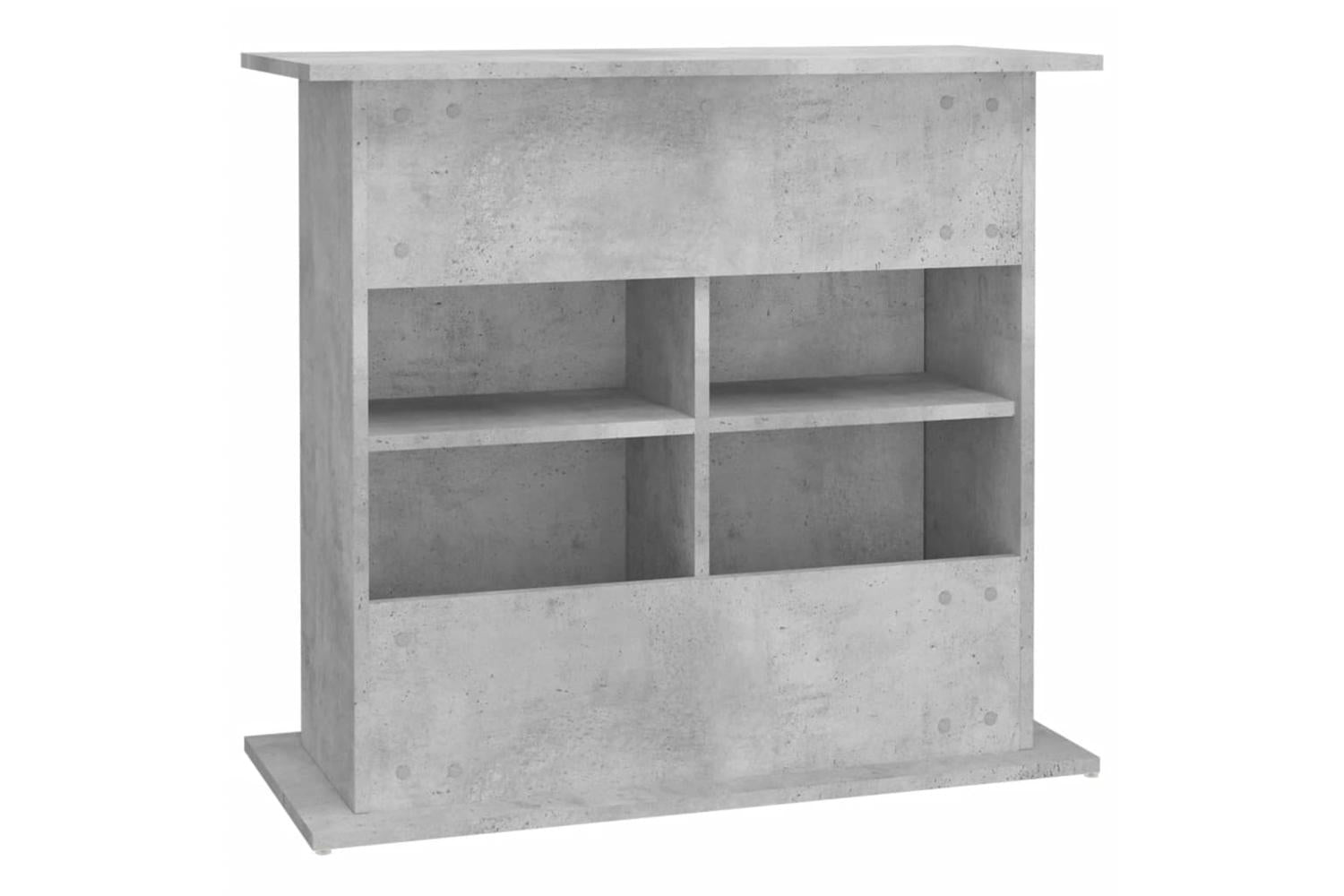 Vidaxl Aquarium Stand Concrete Grey 81x36x73 Cm Engineered Wood-8
