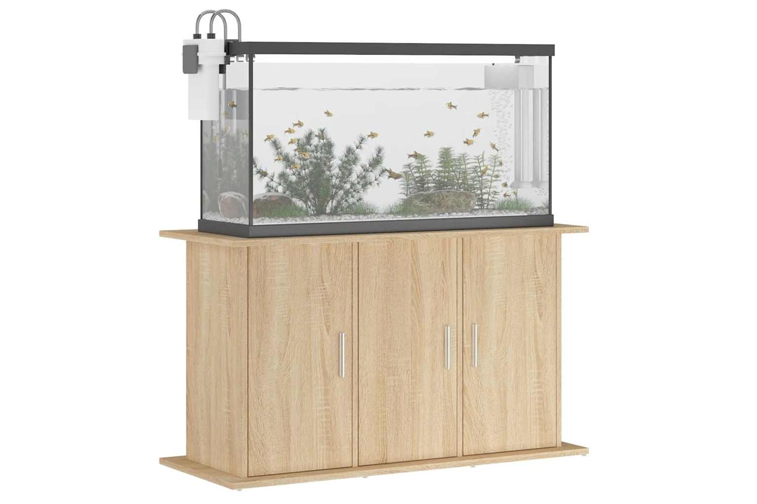 Vidaxl Aquarium Stand Sonoma Oak 101x41x58 Cm Engineered Wood-4