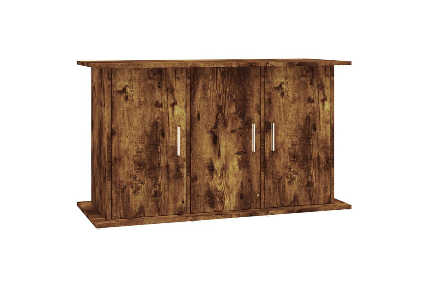 Vidaxl Aquarium Stand Smoked Oak 101x41x58 Cm Engineered Wood-2