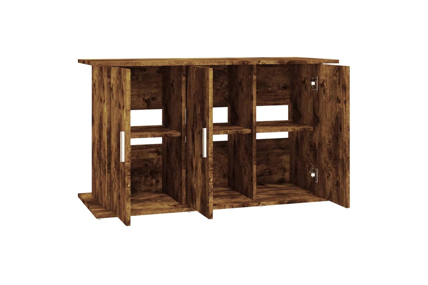 Vidaxl Aquarium Stand Smoked Oak 101x41x58 Cm Engineered Wood-6