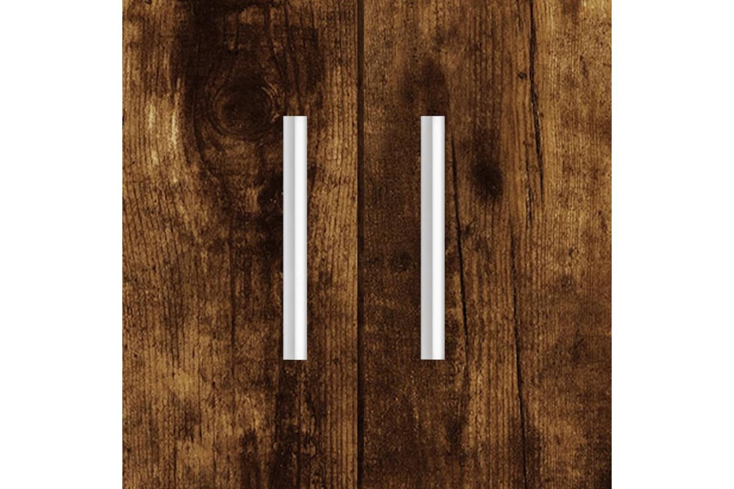 Vidaxl Aquarium Stand Smoked Oak 101x41x58 Cm Engineered Wood-9