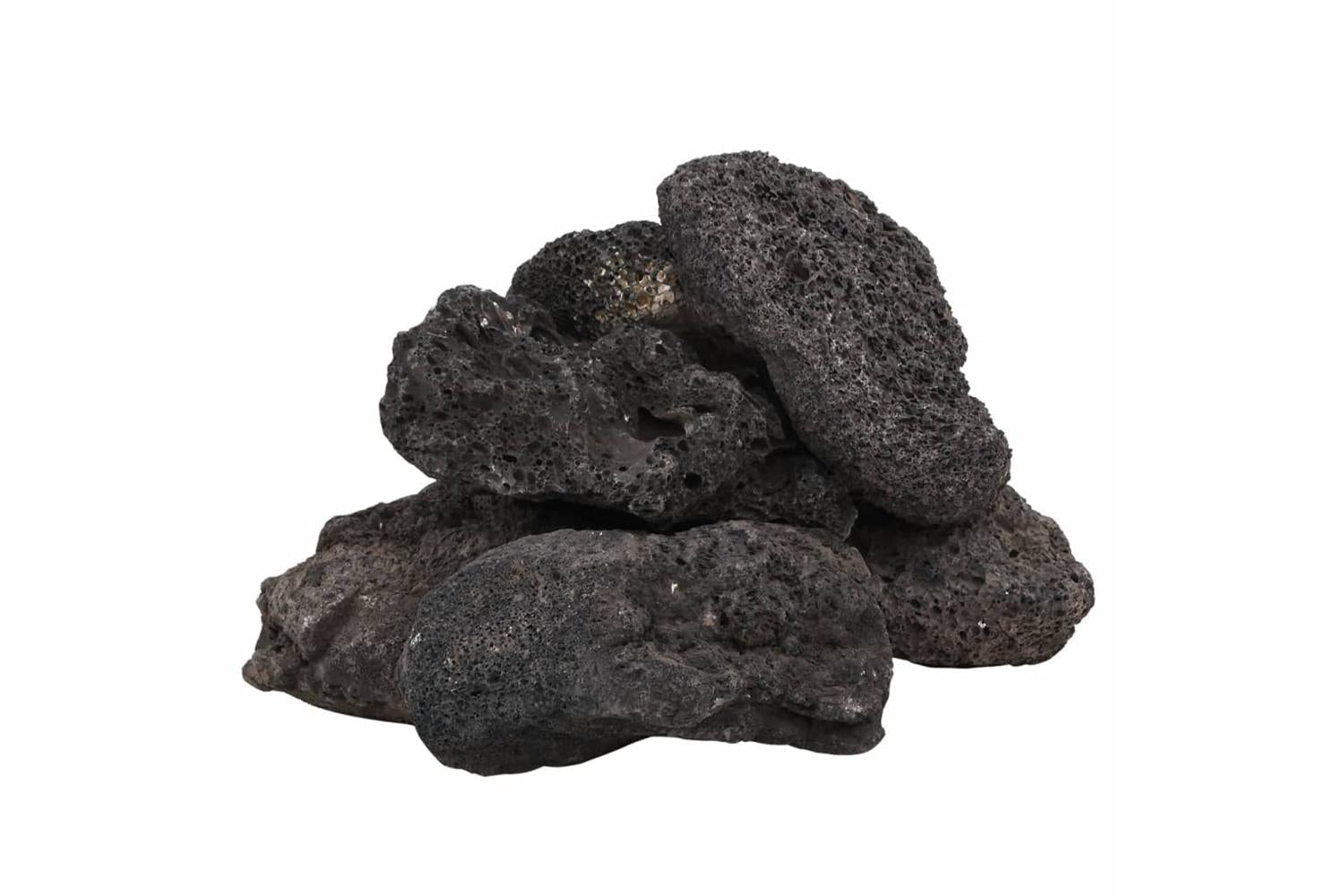 Vidaxl Volcanic Rocks 10 Kg Black 10-30 Cm-3