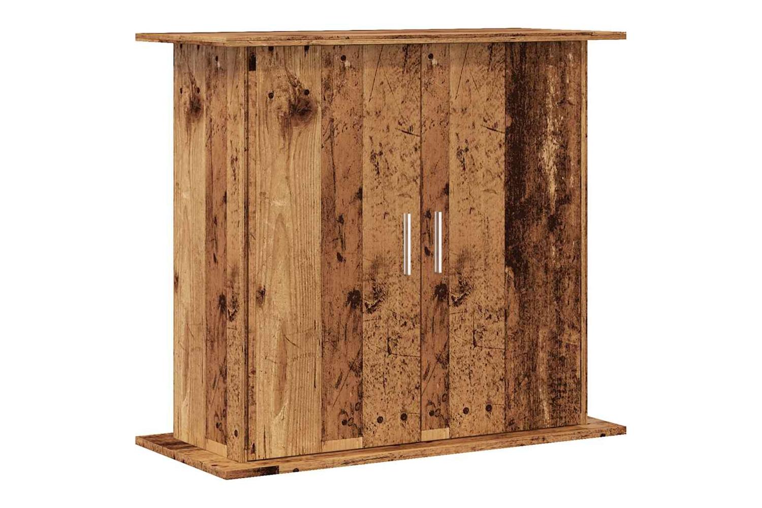 Vidaxl Aquarium Stand Old Wood 81x36x73 Cm Engineered Wood