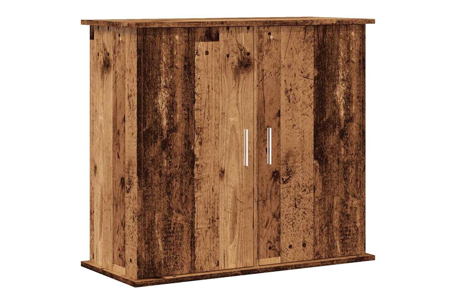 Vidaxl Aquarium Stand Old Wood 81x36x73 Cm Engineered Wood-2
