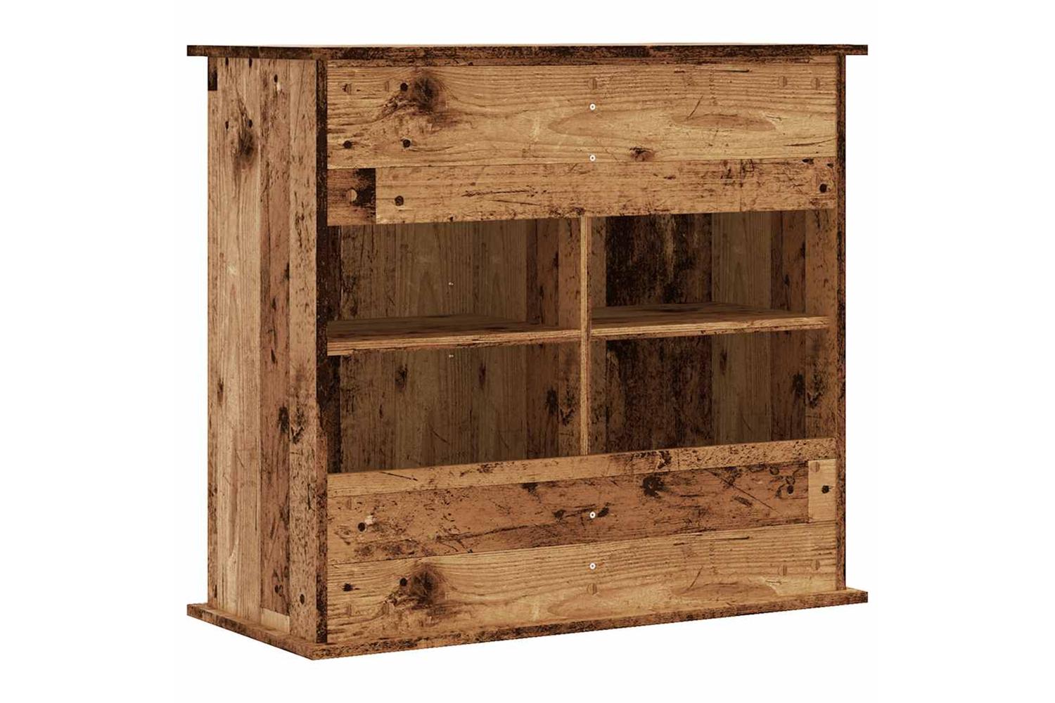 Vidaxl Aquarium Stand Old Wood 81x36x73 Cm Engineered Wood-6