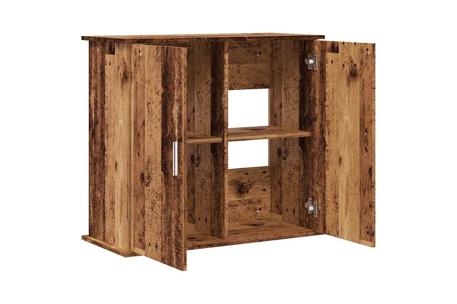 Vidaxl Aquarium Stand Old Wood 81x36x73 Cm Engineered Wood-7