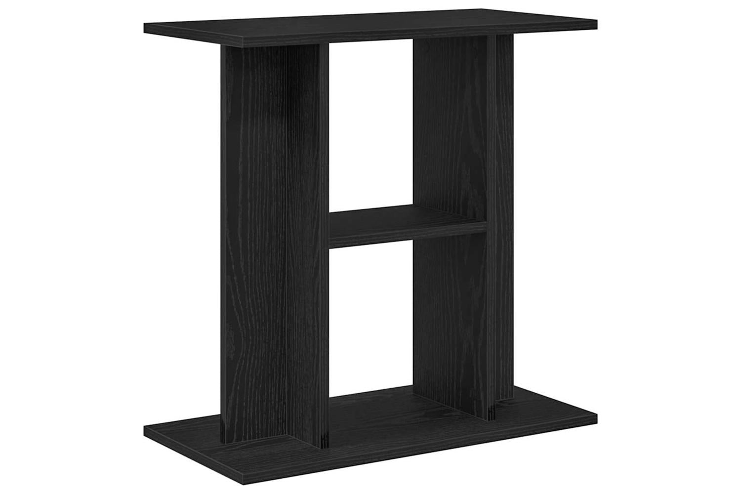 Vidaxl Aquarium Stand Black Oak 60x30x60 Cm Engineered Wood-2