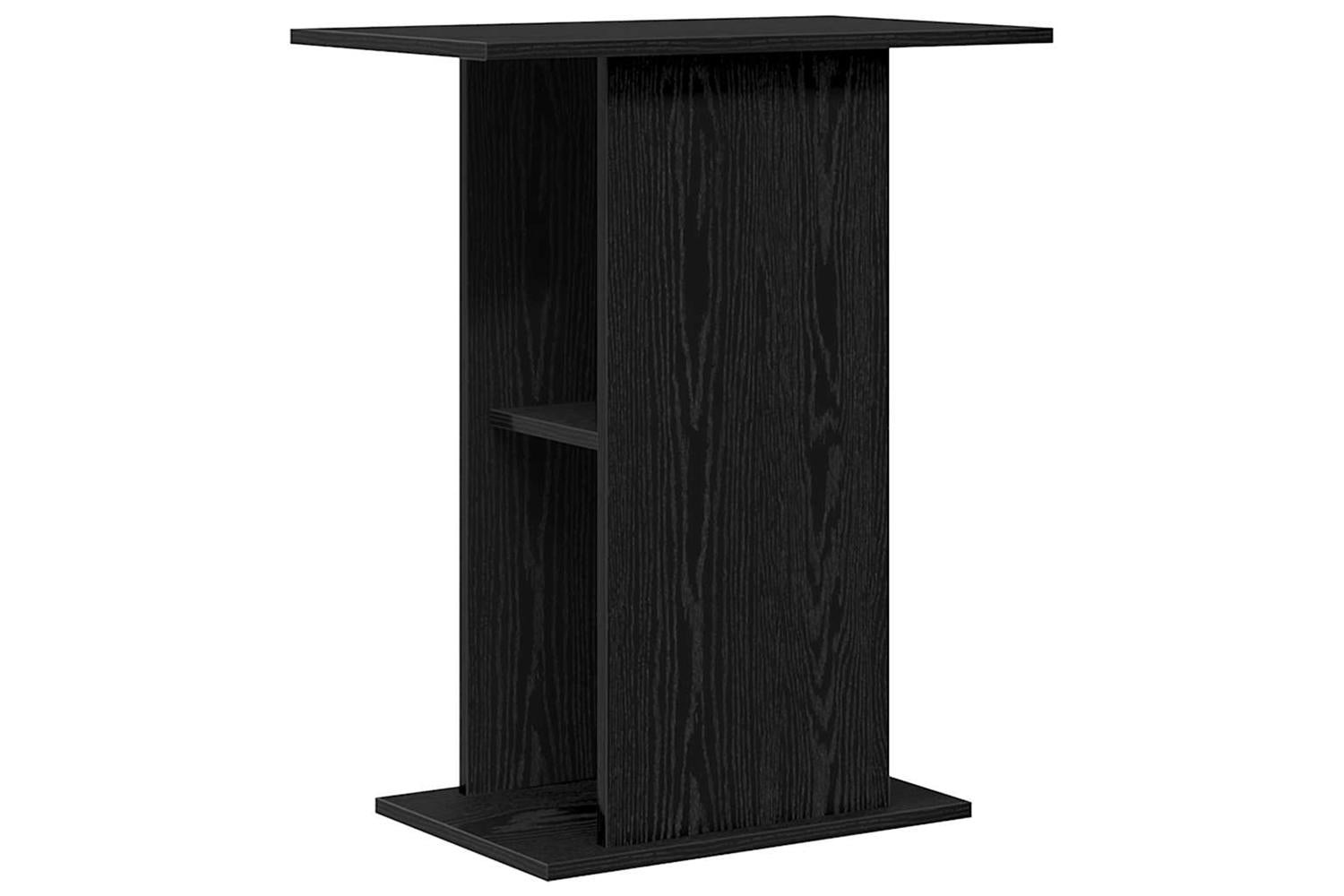 Vidaxl Aquarium Stand Black Oak 605x36x725 Cm Engineered Wood-7