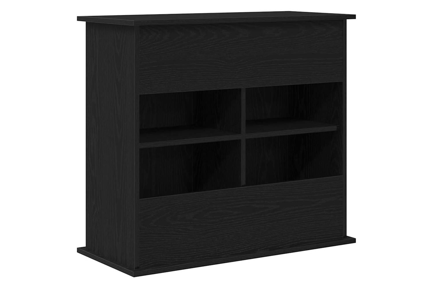 Vidaxl Aquarium Stand Black Oak 81x36x73 Cm Engineered Wood-8