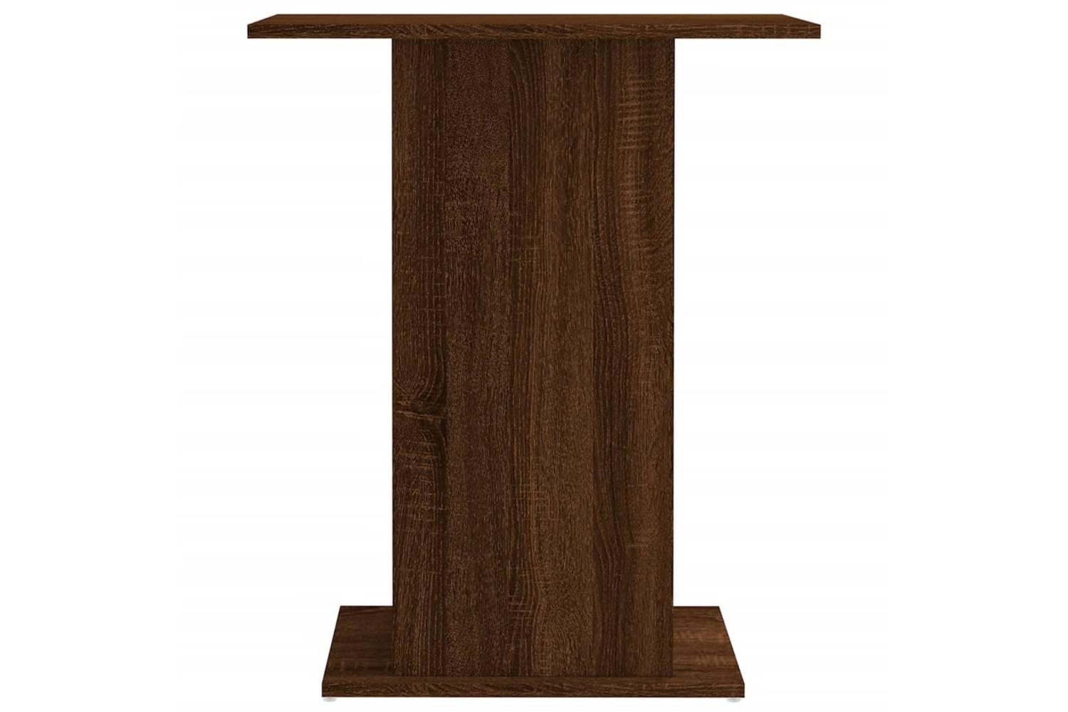 Vidaxl Aquarium Stand Brown Oak 605x36x725 Cm Engineered Wood-4