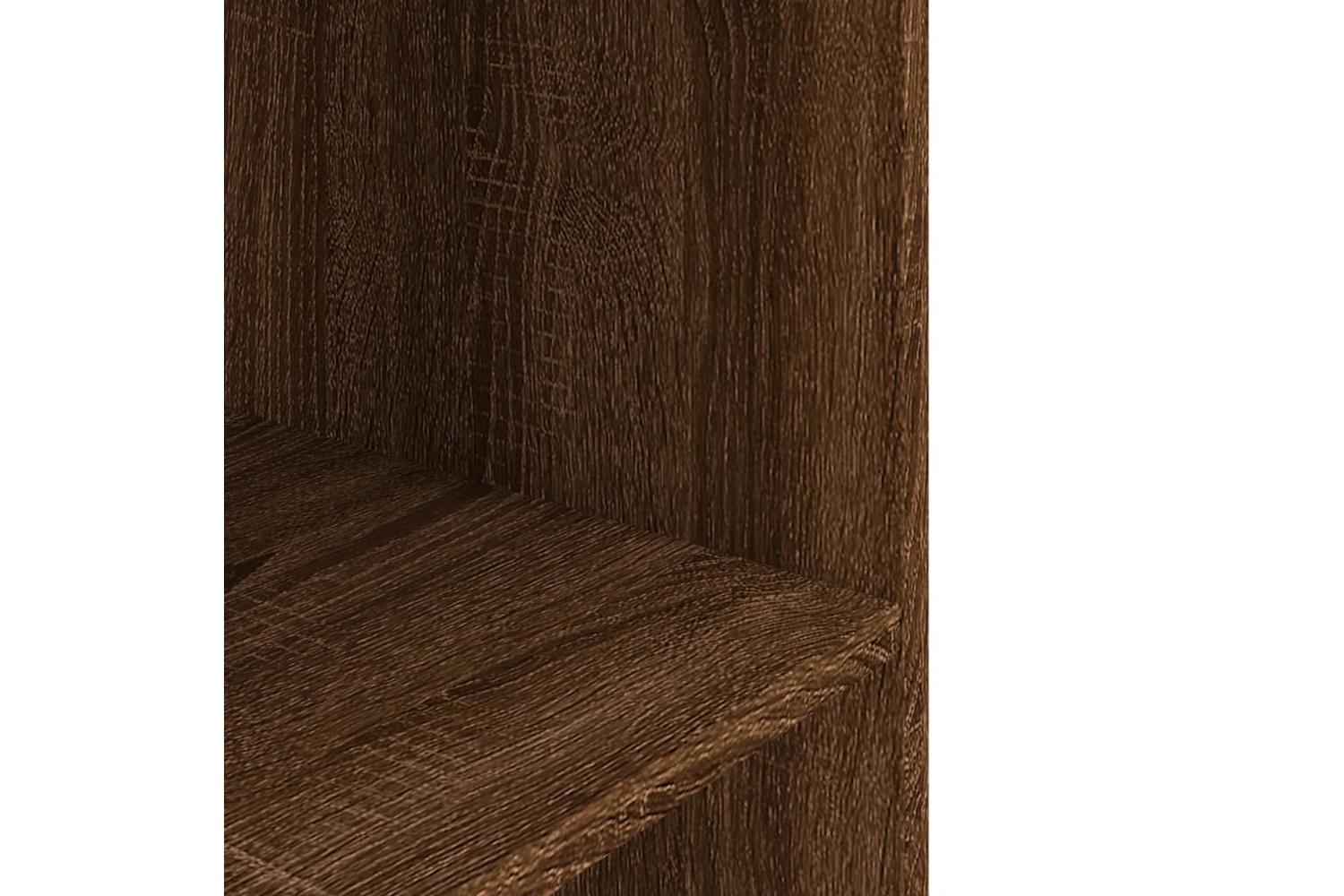 Vidaxl Aquarium Stand Brown Oak 605x36x725 Cm Engineered Wood-6