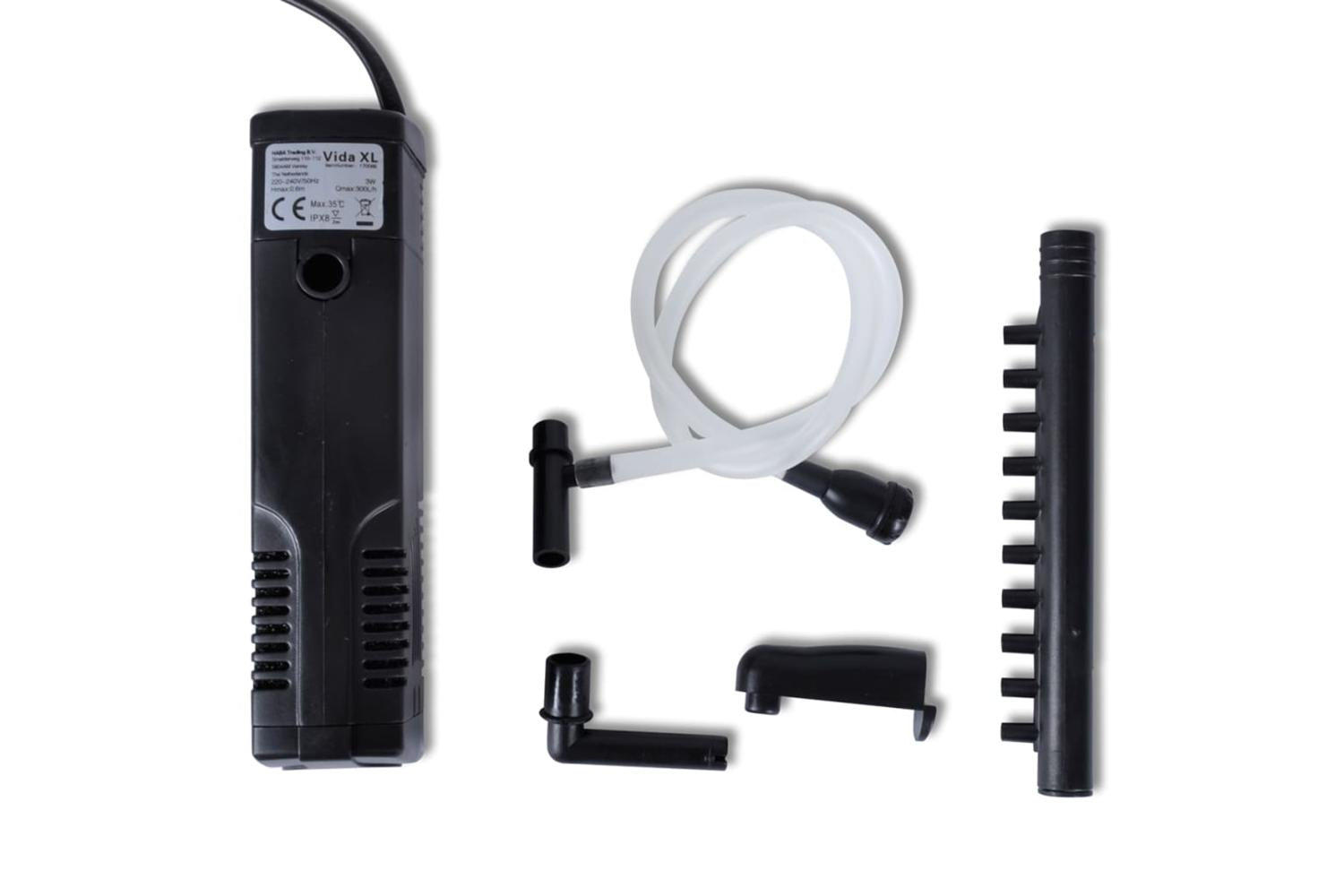 Vidaxl Aquarium Filter Pump With Active Carbon 300lh-4