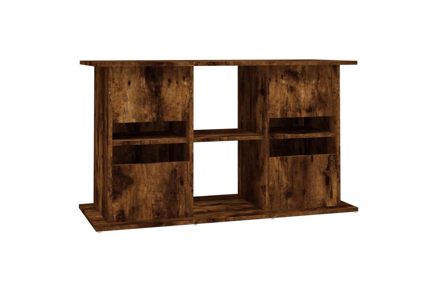 Vidaxl Aquarium Stand Smoked Oak 101x41x58 Cm Engineered Wood-8