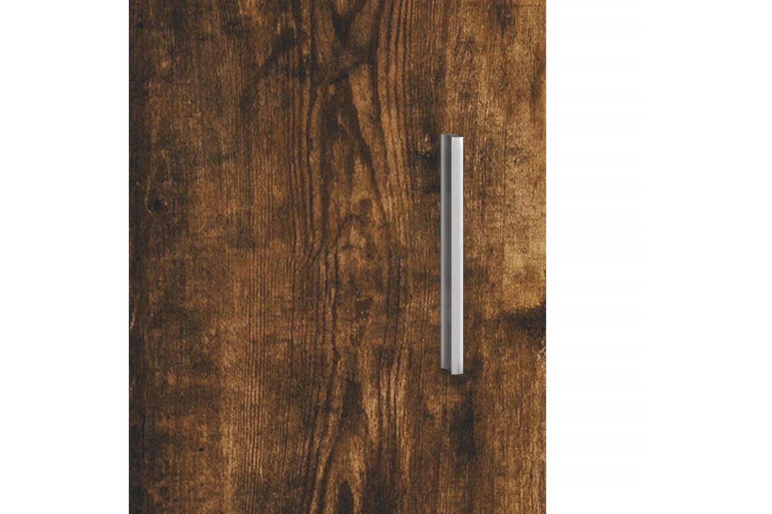 Vidaxl Aquarium Stand Smoked Oak 101x41x58 Cm Engineered Wood-9
