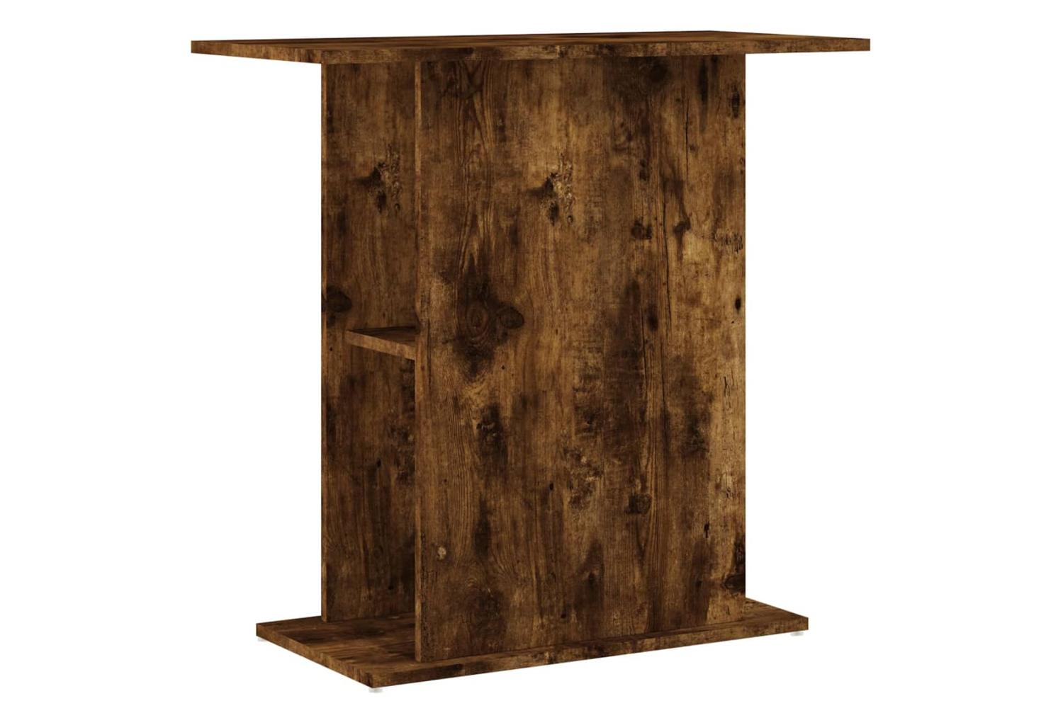 Vidaxl Aquarium Stand Smoked Oak 75x36x725 Cm Engineered Wood-2