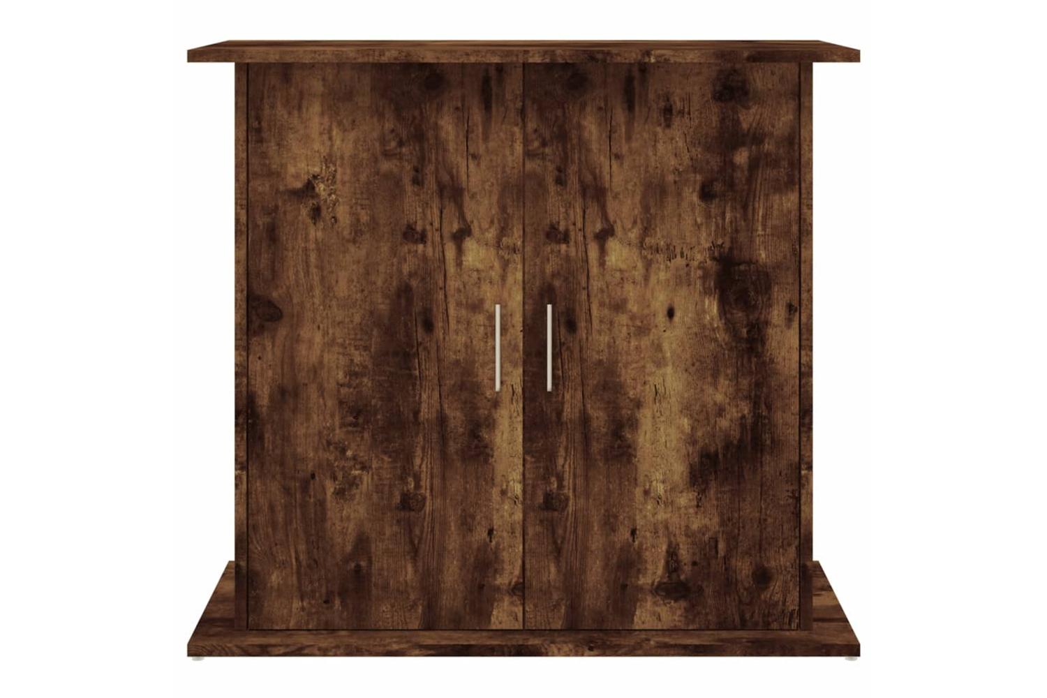 Vidaxl Aquarium Stand Smoked Oak 81x36x73 Cm Engineered Wood-5