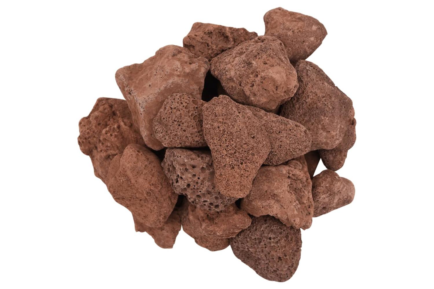 Vidaxl Volcanic Rocks 25 Kg Red 5-8 Cm-4
