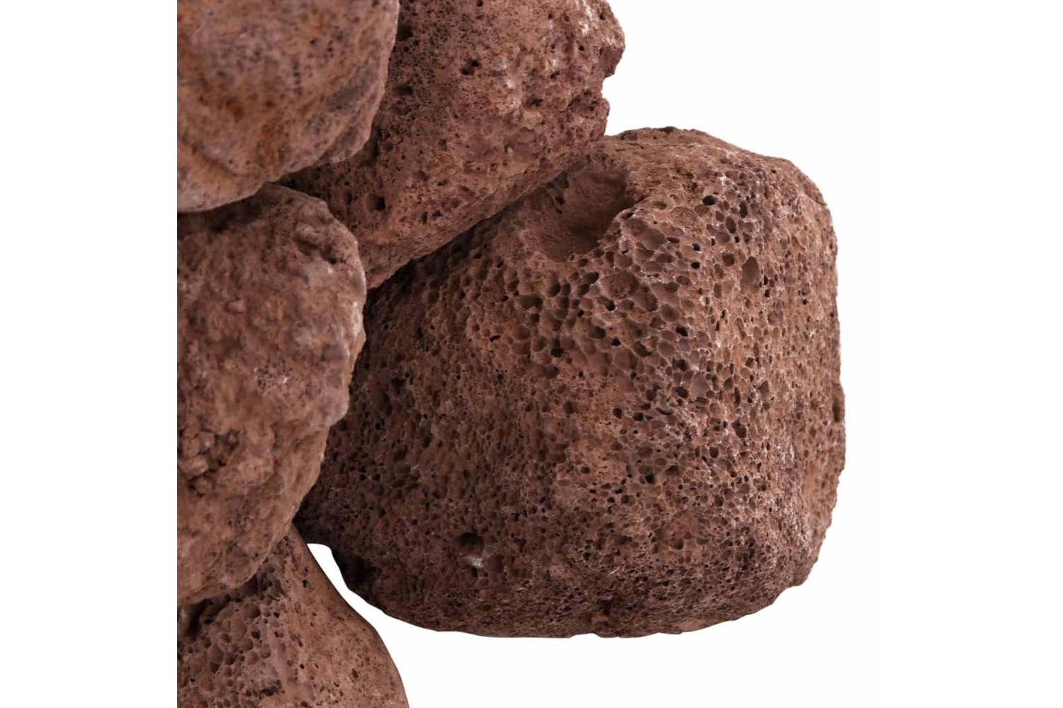 Vidaxl Volcanic Rocks 25 Kg Red 10-30 Cm-5