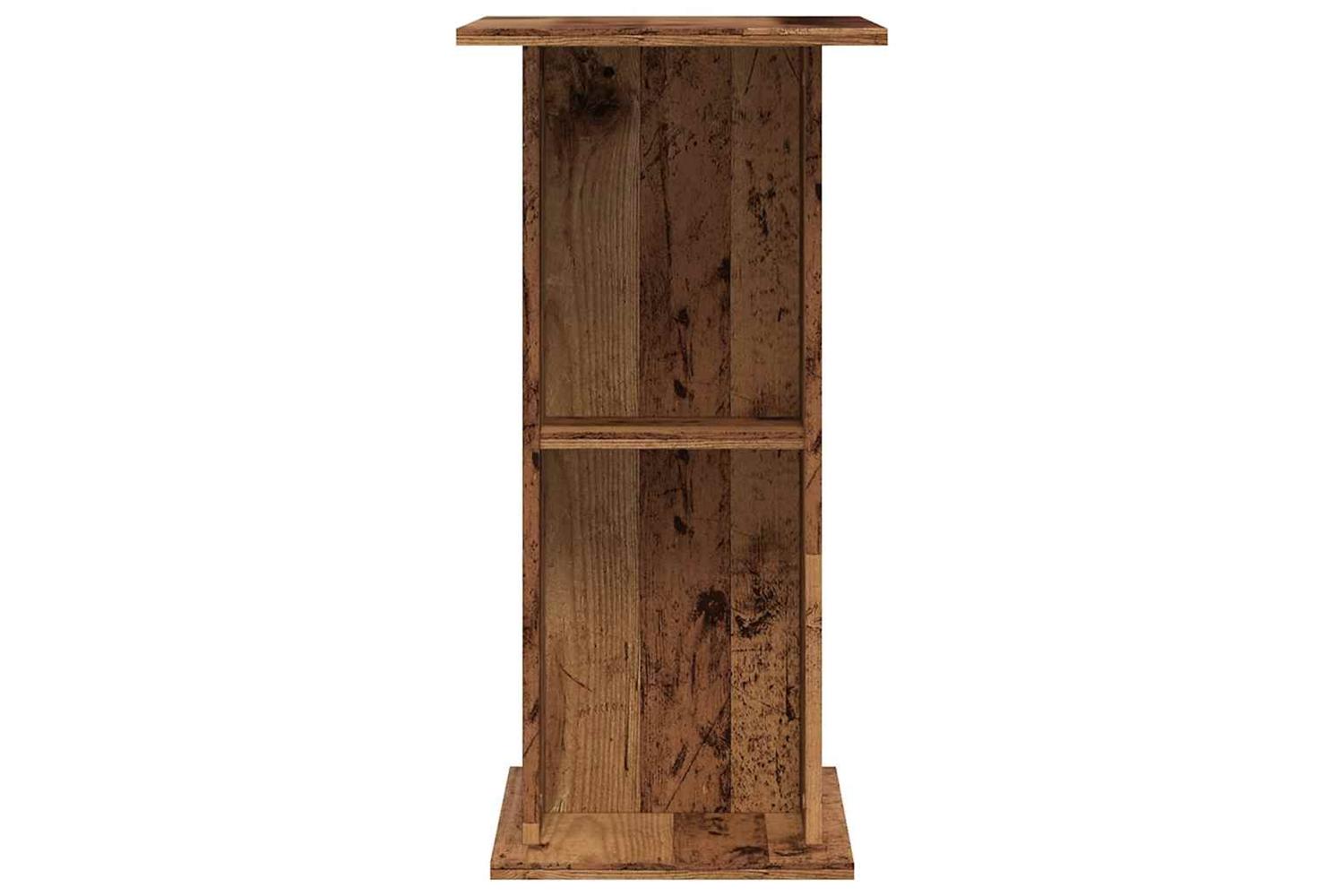 Vidaxl Aquarium Stand Old Wood 36x605x725 Cm Engineered Wood-5