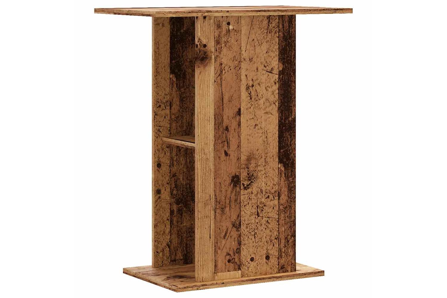Vidaxl Aquarium Stand Old Wood 36x605x725 Cm Engineered Wood-6