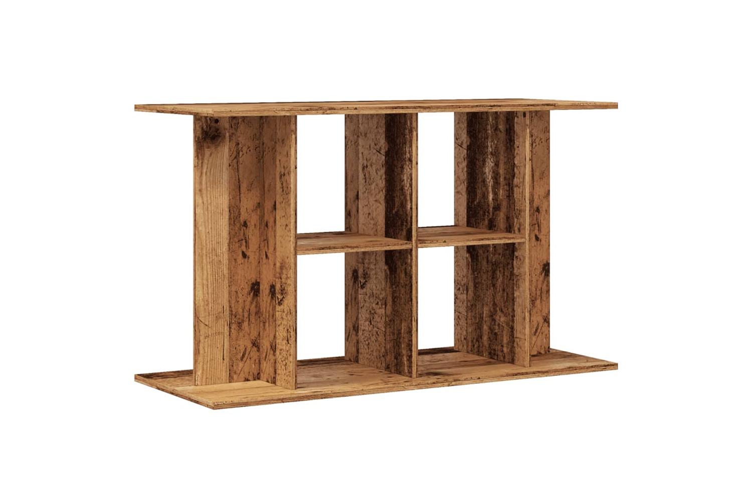 Vidaxl Aquarium Stand Old Wood 100x40x60 Cm Engineered Wood-2