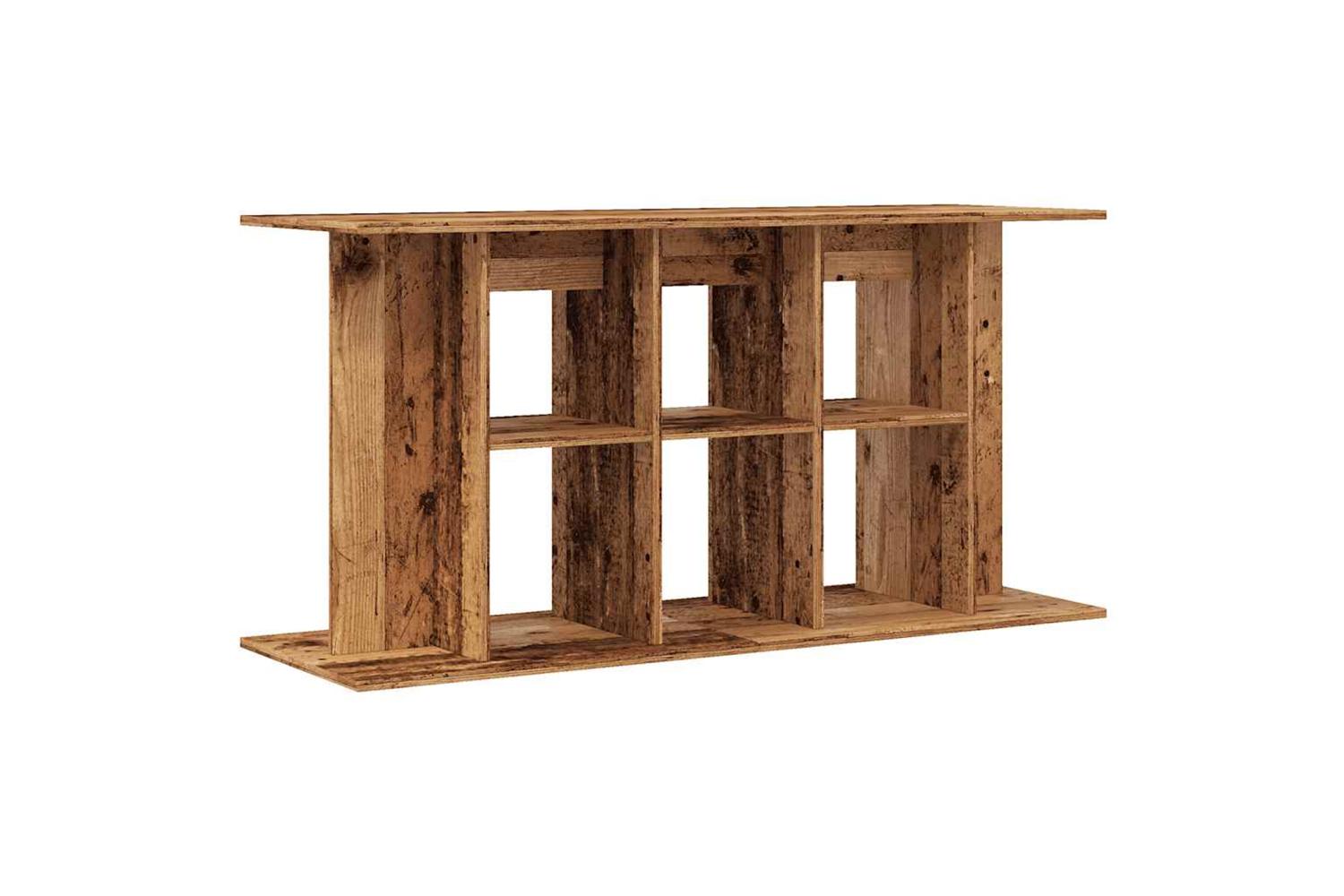Vidaxl Aquarium Stand Old Wood 120x40x60 Cm Engineered Wood-2