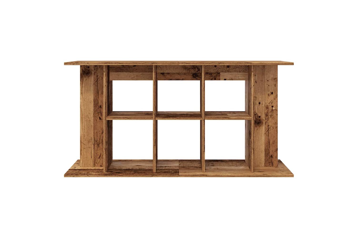 Vidaxl Aquarium Stand Old Wood 120x40x60 Cm Engineered Wood-4