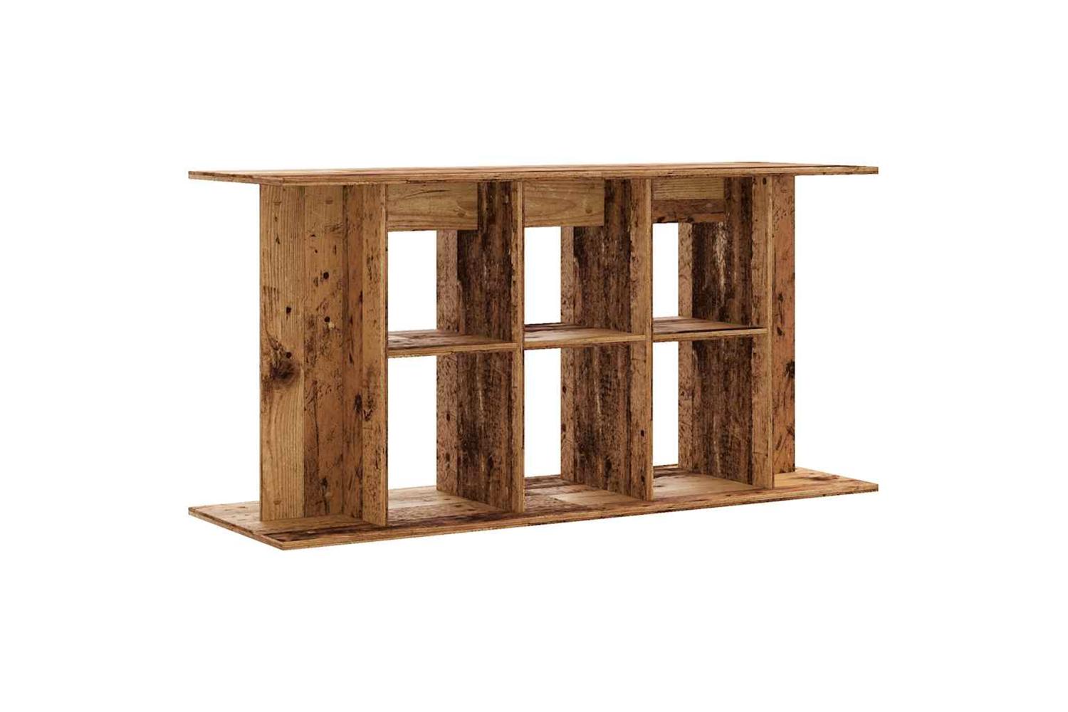 Vidaxl Aquarium Stand Old Wood 120x40x60 Cm Engineered Wood-6