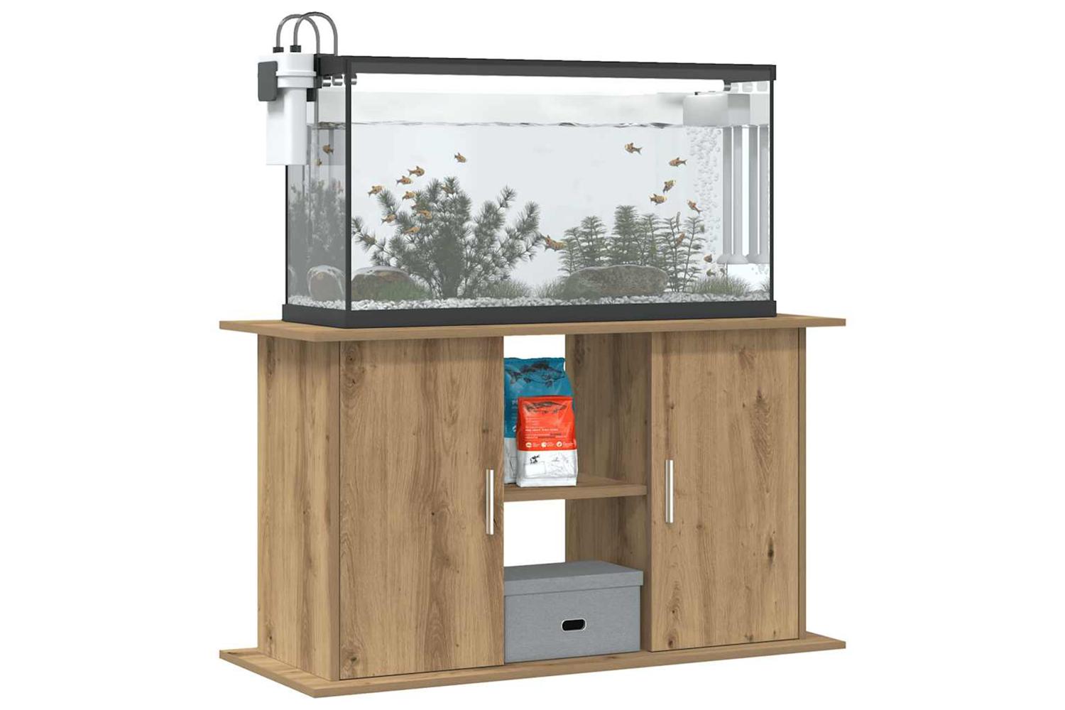Vidaxl Aquarium Stand Artisan Oak 101x41x58 Cm Engineered Wood-3