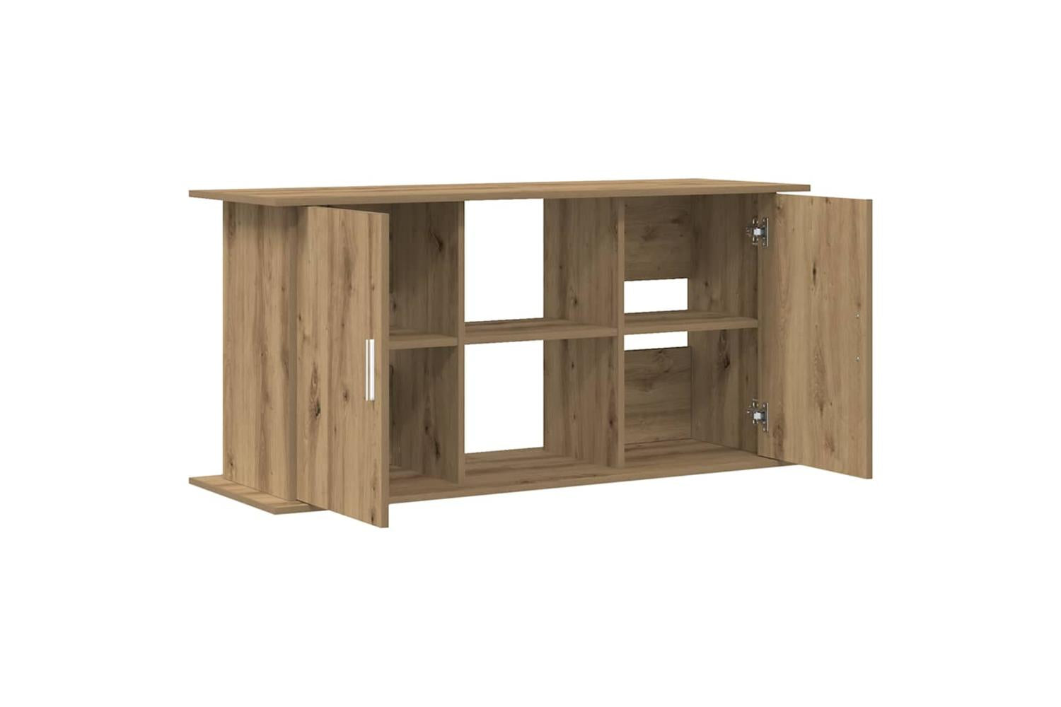 Vidaxl Aquarium Stand Artisan Oak 121x41x58 Cm Engineered Wood-7