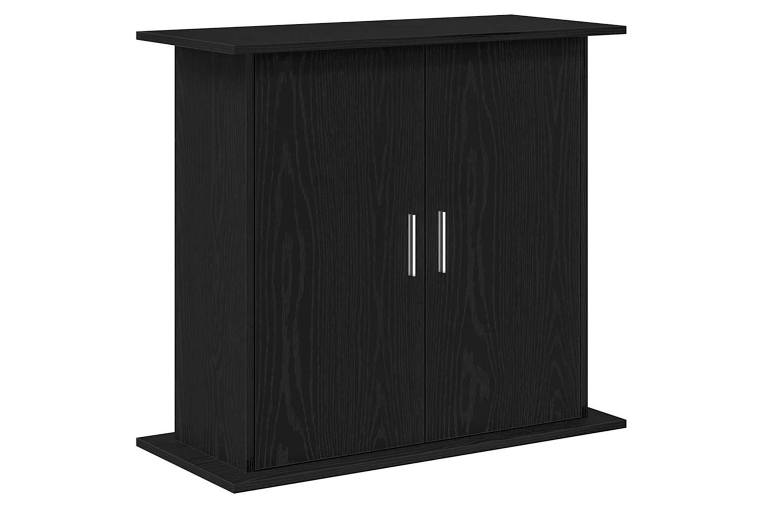 Vidaxl Aquarium Stand Black Oak 81x36x73 Cm Engineered Wood-2