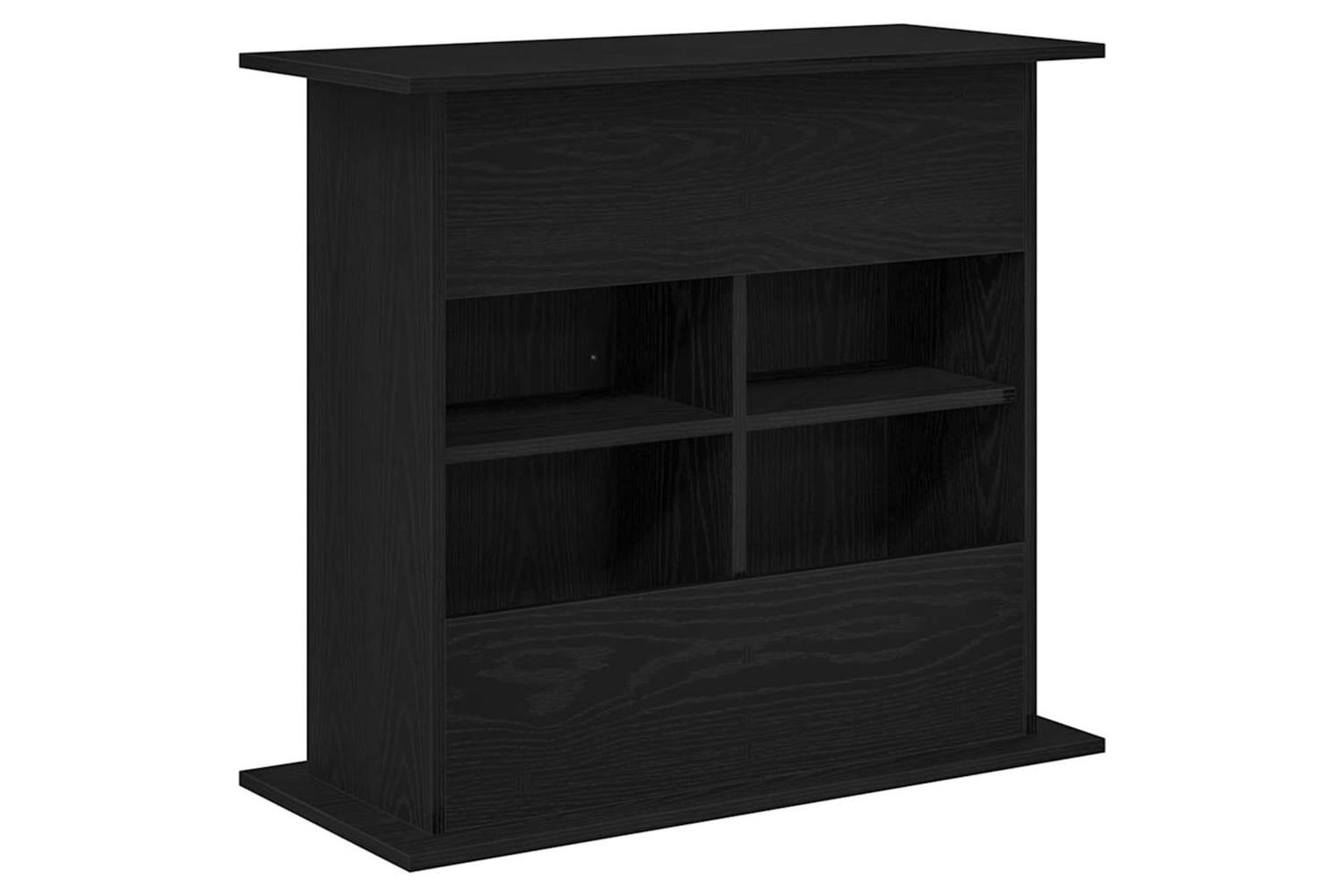 Vidaxl Aquarium Stand Black Oak 81x36x73 Cm Engineered Wood-7