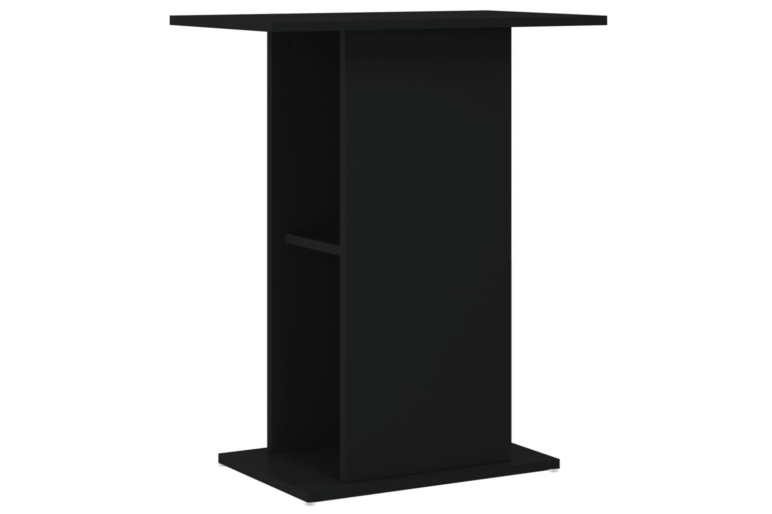 Vidaxl Aquarium Stand Black 605x36x725 Cm Engineered Wood
