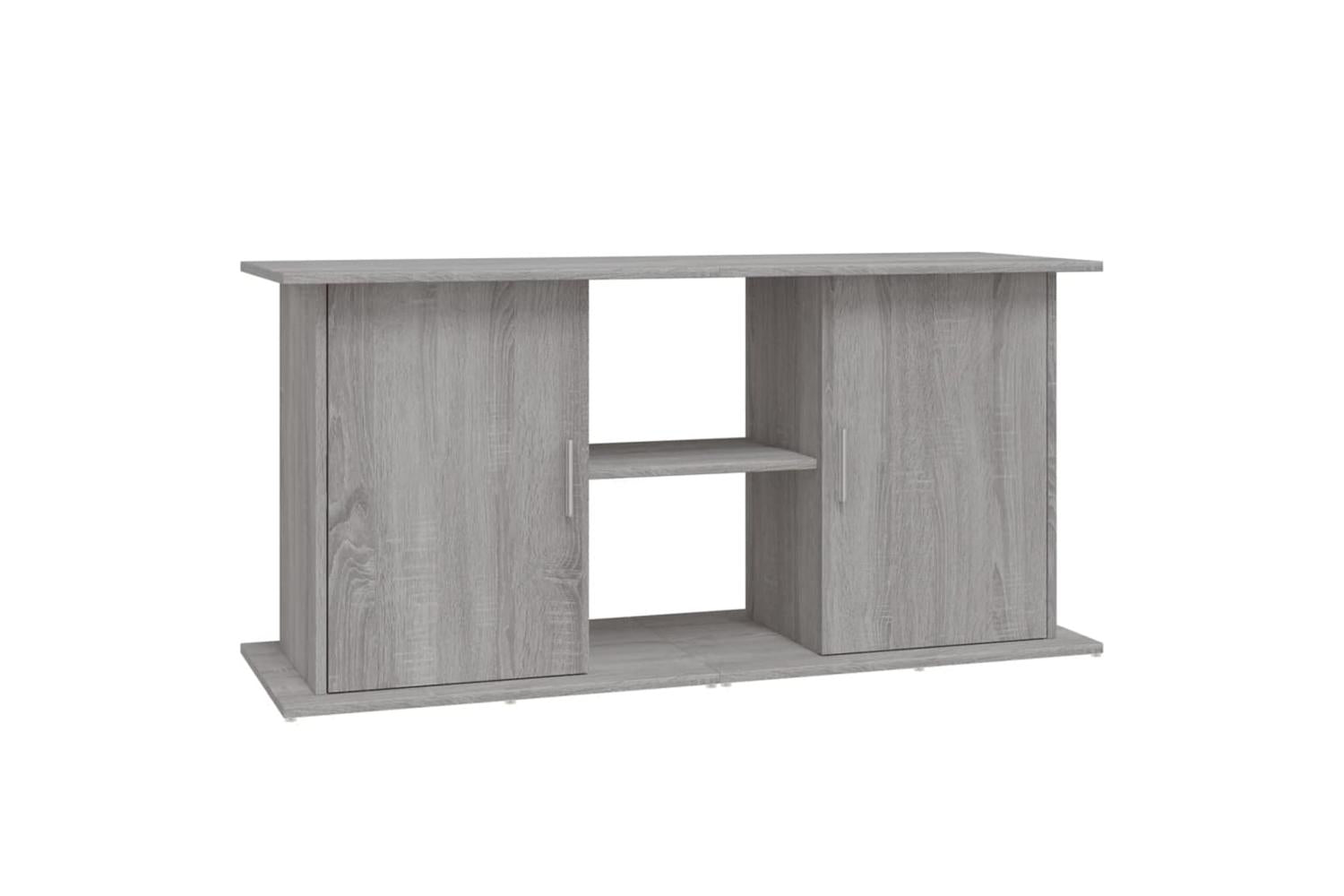 Vidaxl Aquarium Stand Grey Sonoma 121x41x58 Cm Engineered Wood-2