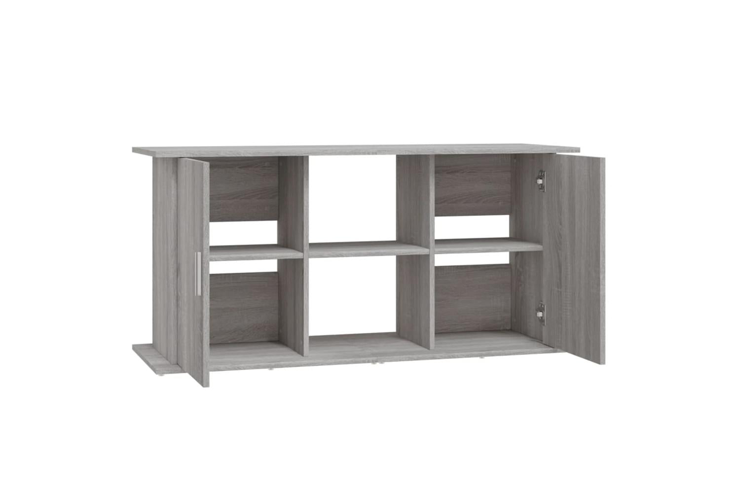 Vidaxl Aquarium Stand Grey Sonoma 121x41x58 Cm Engineered Wood-6
