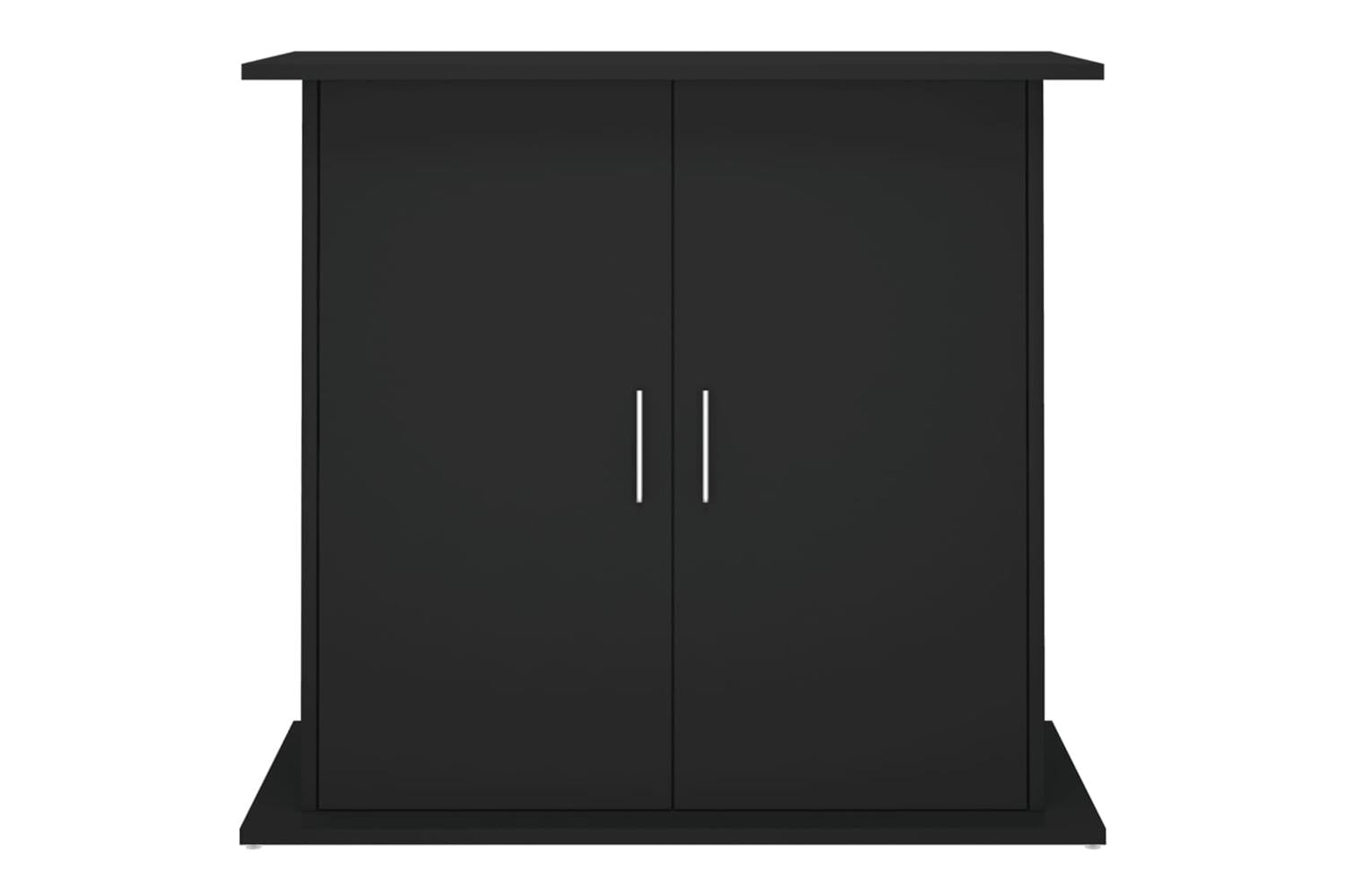 Vidaxl Aquarium Stand Black 81x36x73 Cm Engineered Wood-5