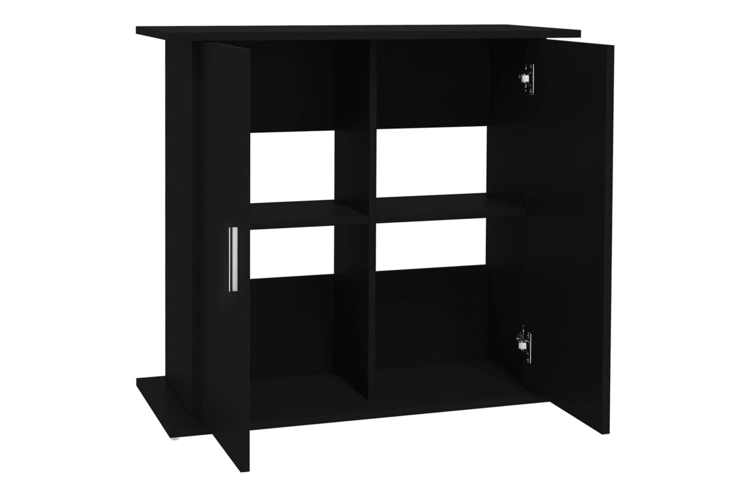 Vidaxl Aquarium Stand Black 81x36x73 Cm Engineered Wood-6
