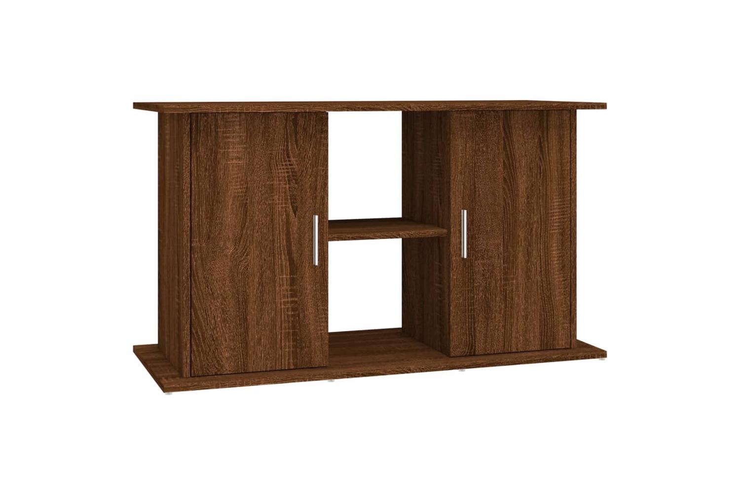 Vidaxl Aquarium Stand Brown Oak 101x41x58 Cm Engineered Wood-2
