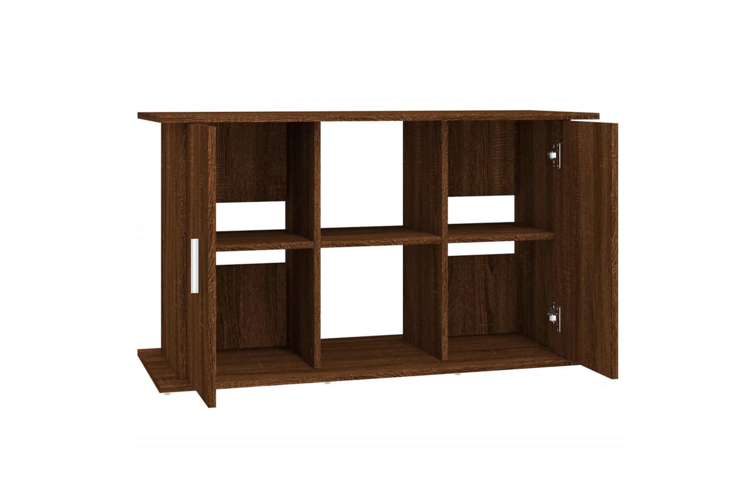 Vidaxl Aquarium Stand Brown Oak 101x41x58 Cm Engineered Wood-6