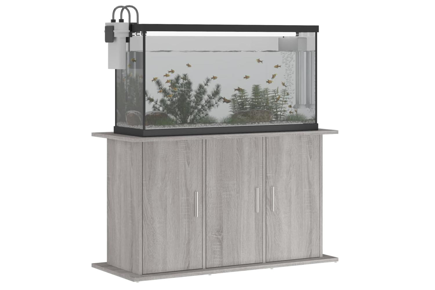 Vidaxl Aquarium Stand Grey Sonoma 101x41x58 Cm Engineered Wood-4