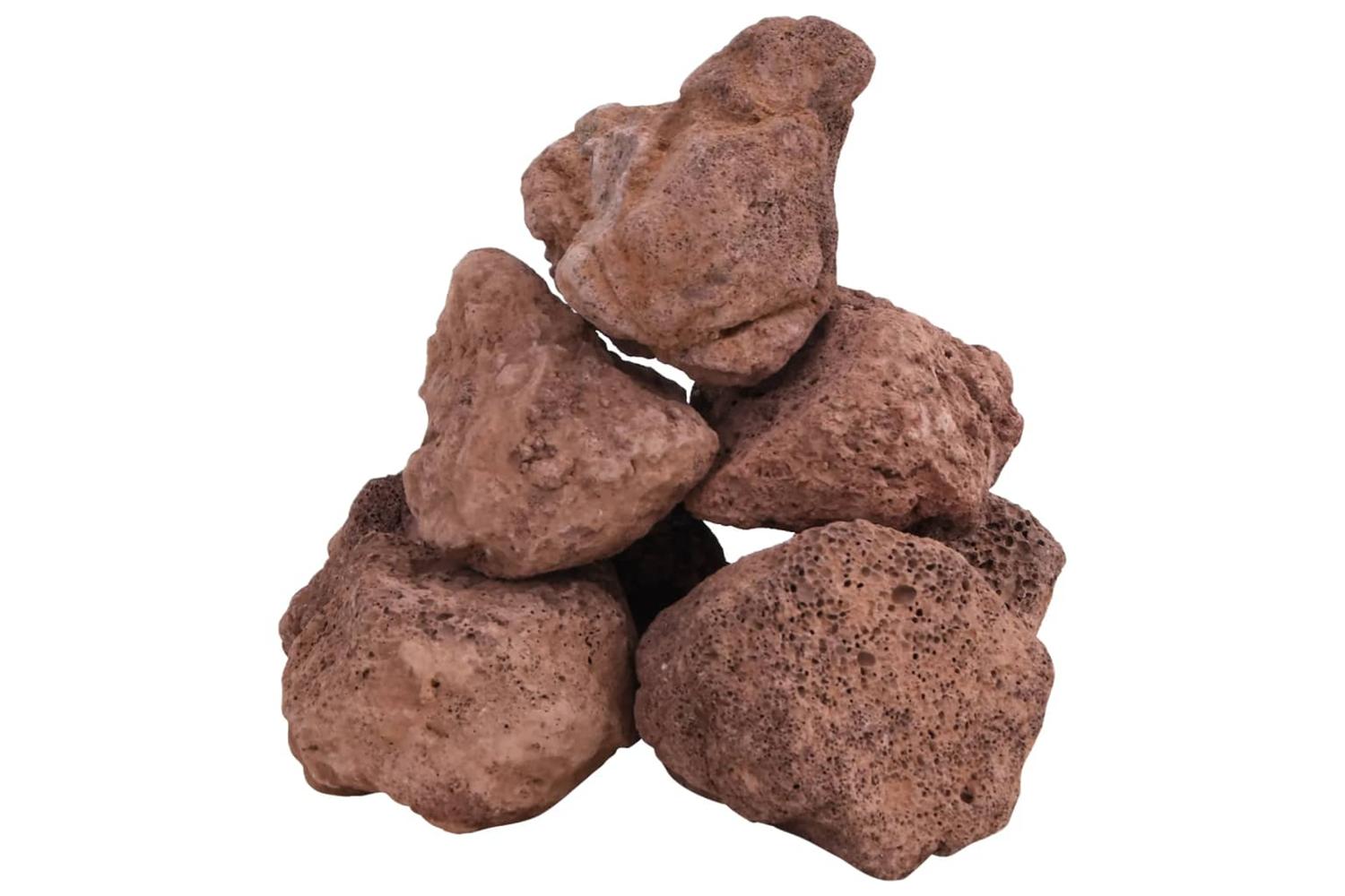 Vidaxl Volcanic Rocks 25 Kg Red 10-30 Cm-3