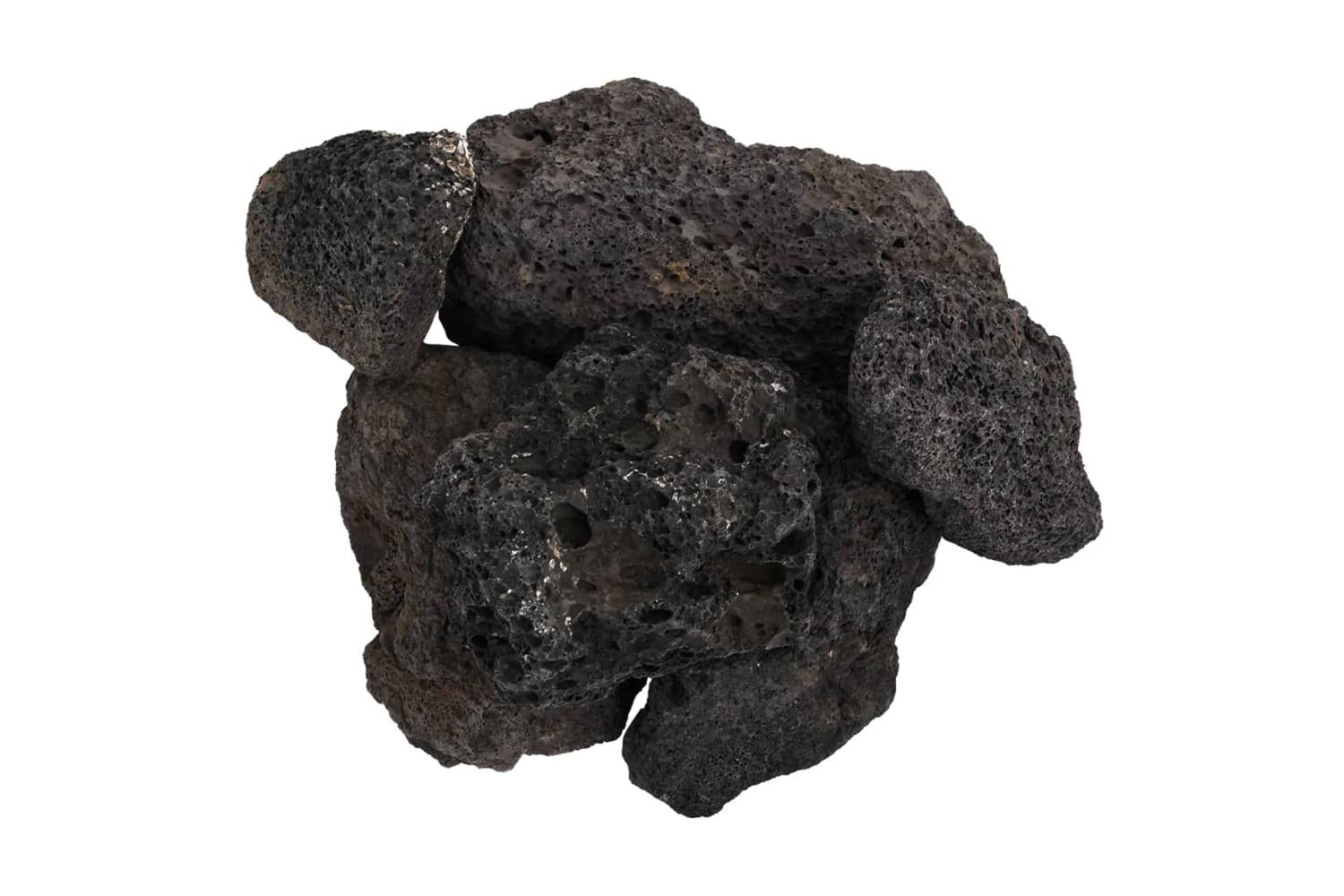 Vidaxl Volcanic Rocks 10 Kg Black 10-30 Cm-4