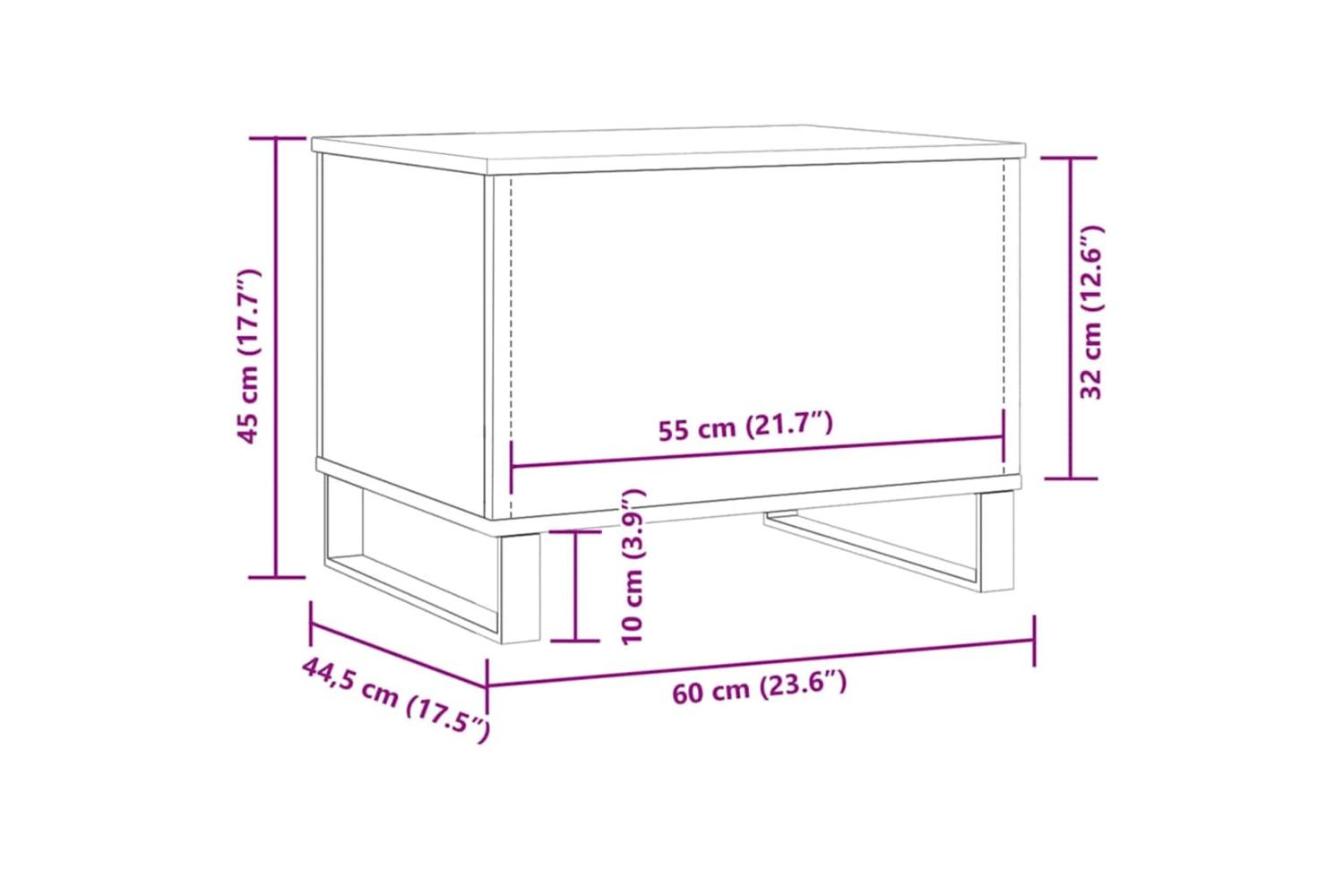 Vidaxl Aquarium Stand Artisan Oak 36x75x725 Cm Engineered Wood-9