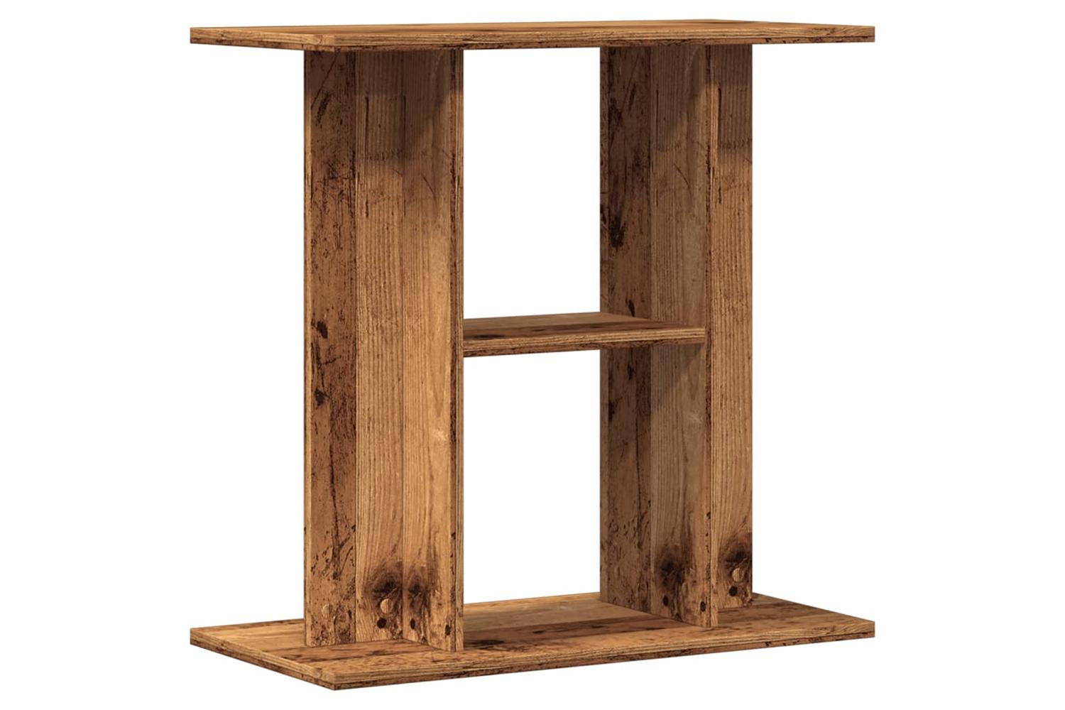 Vidaxl Aquarium Stand Old Wood 60x30x60 Cm Engineered Wood-2