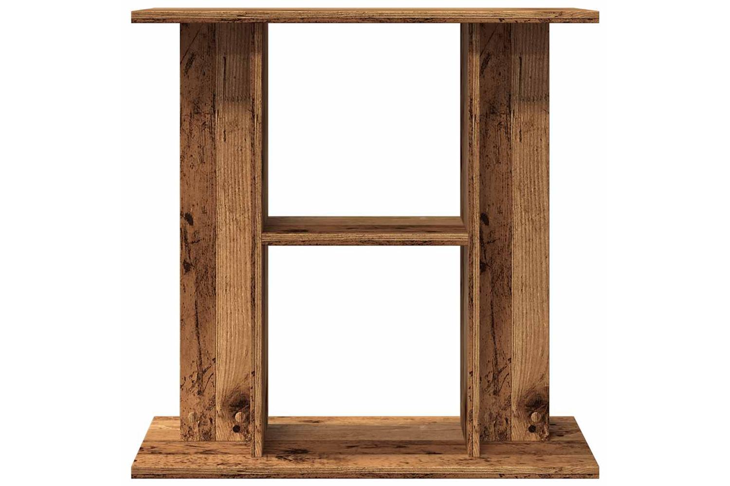 Vidaxl Aquarium Stand Old Wood 60x30x60 Cm Engineered Wood-4