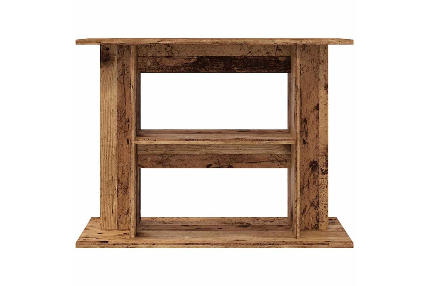 Vidaxl Aquarium Stand Old Wood 80x35x60 Cm Engineered Wood-4