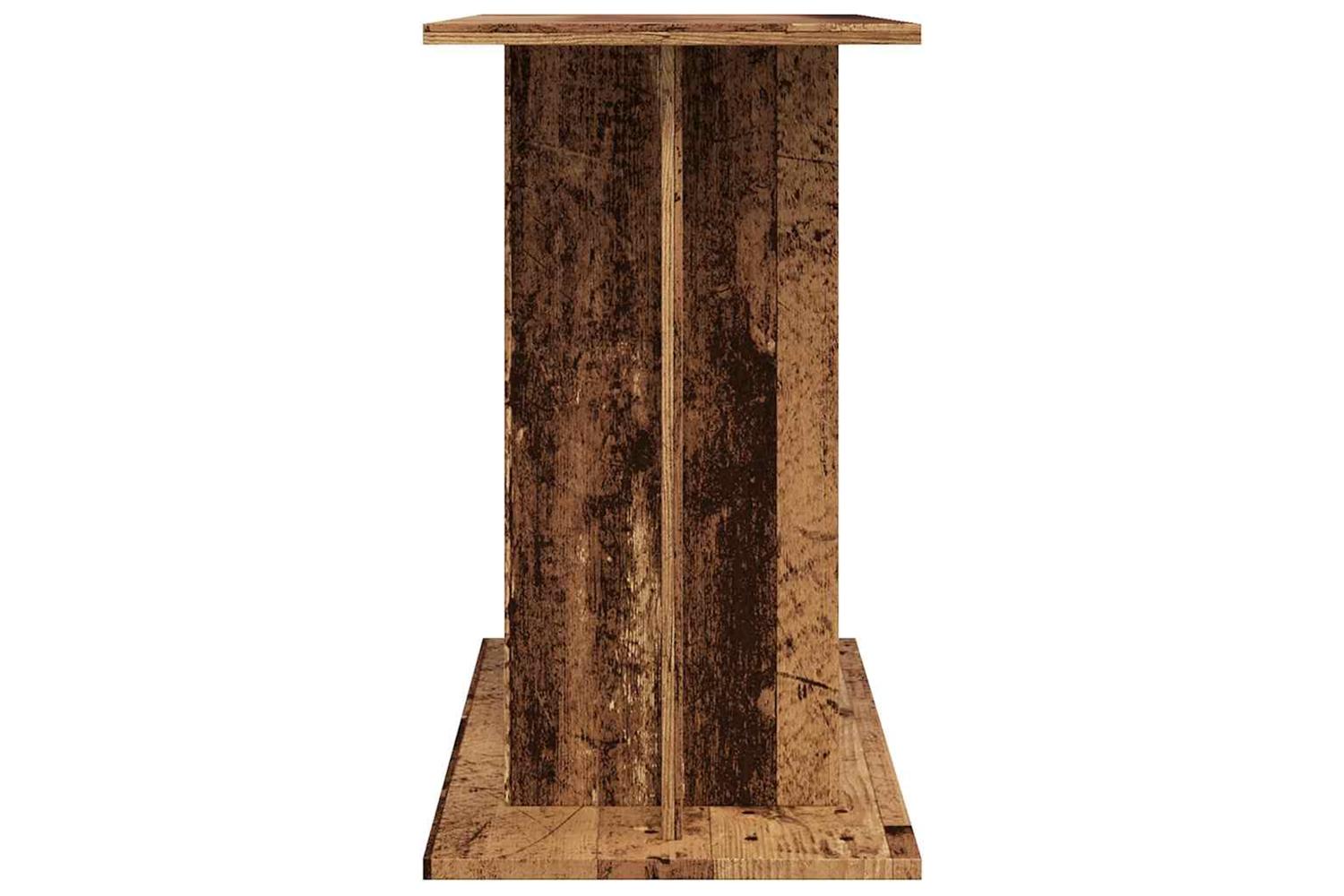 Vidaxl Aquarium Stand Old Wood 80x35x60 Cm Engineered Wood-5