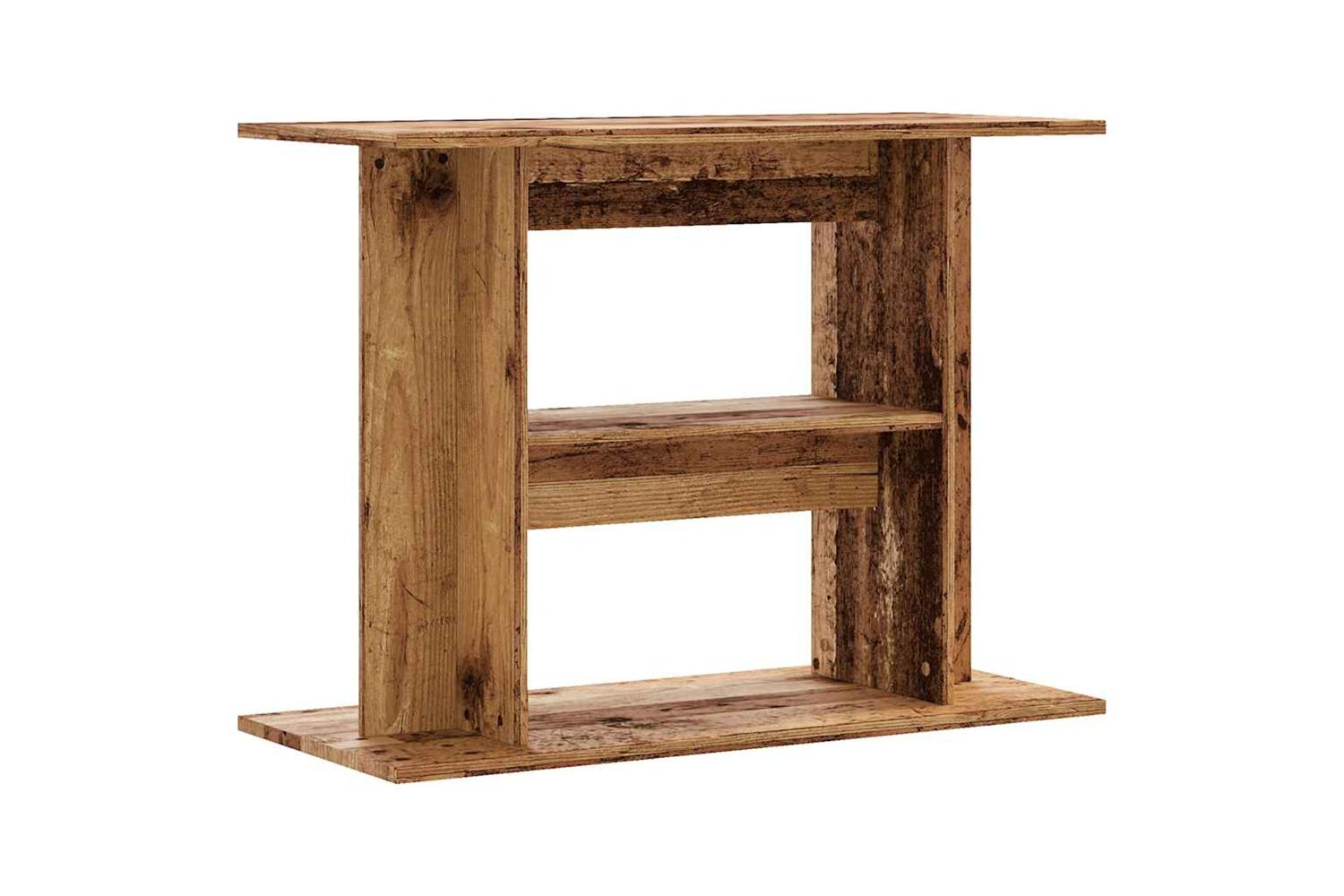 Vidaxl Aquarium Stand Old Wood 80x35x60 Cm Engineered Wood-6