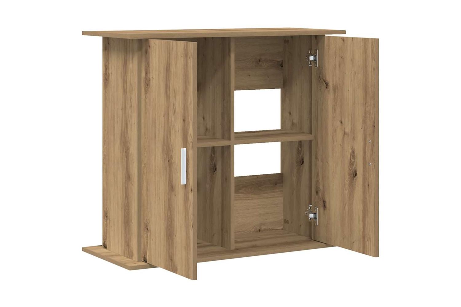 Vidaxl Aquarium Stand Artisan Oak 81x36x73 Cm Engineered Wood-2