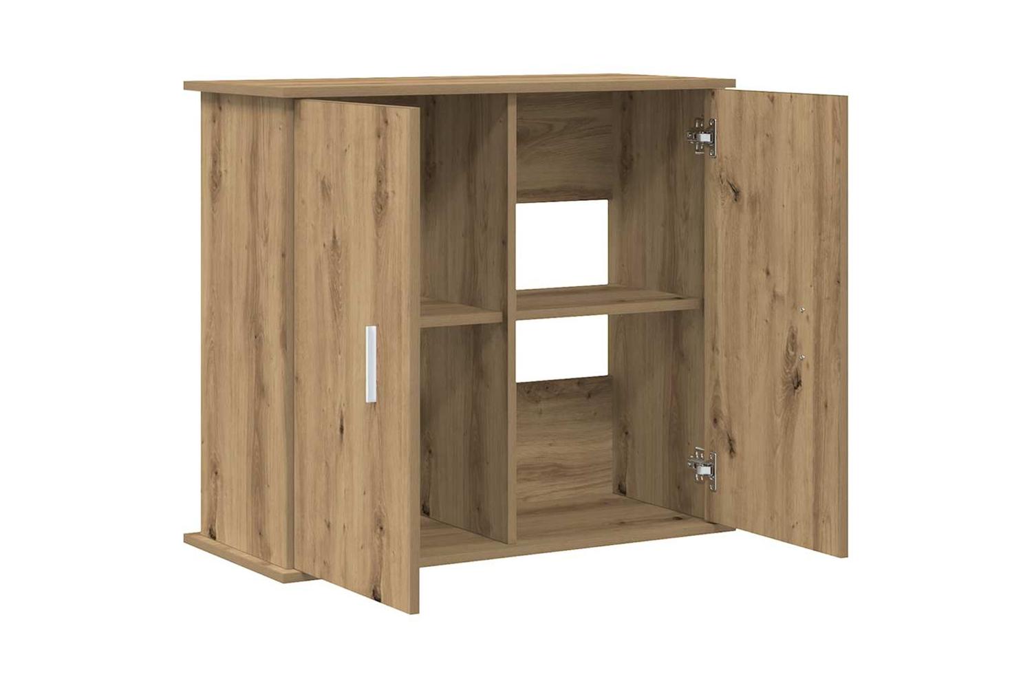 Vidaxl Aquarium Stand Artisan Oak 81x36x73 Cm Engineered Wood-2
